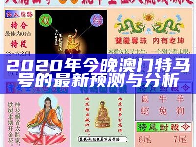 2020年今晚澳门特马号的最新预测与分析