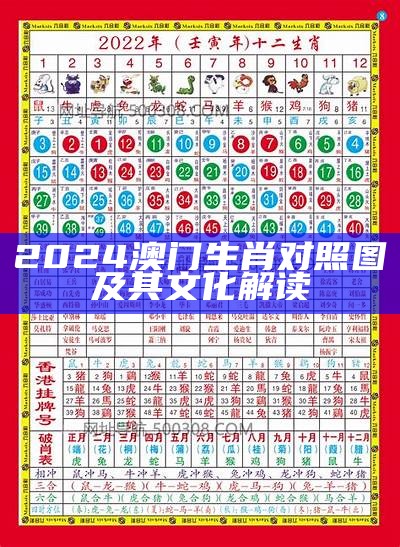 2024澳门生肖对照图及其文化解读