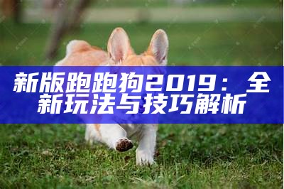 新版跑跑狗2019：全新玩法与技巧解析