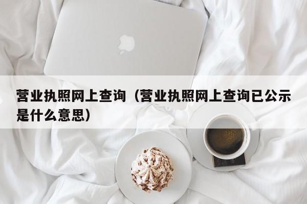 营业执照网上查询（营业执照网上查询已公示是什么意思）-第1张图片-澳门彩今晚开奖结果